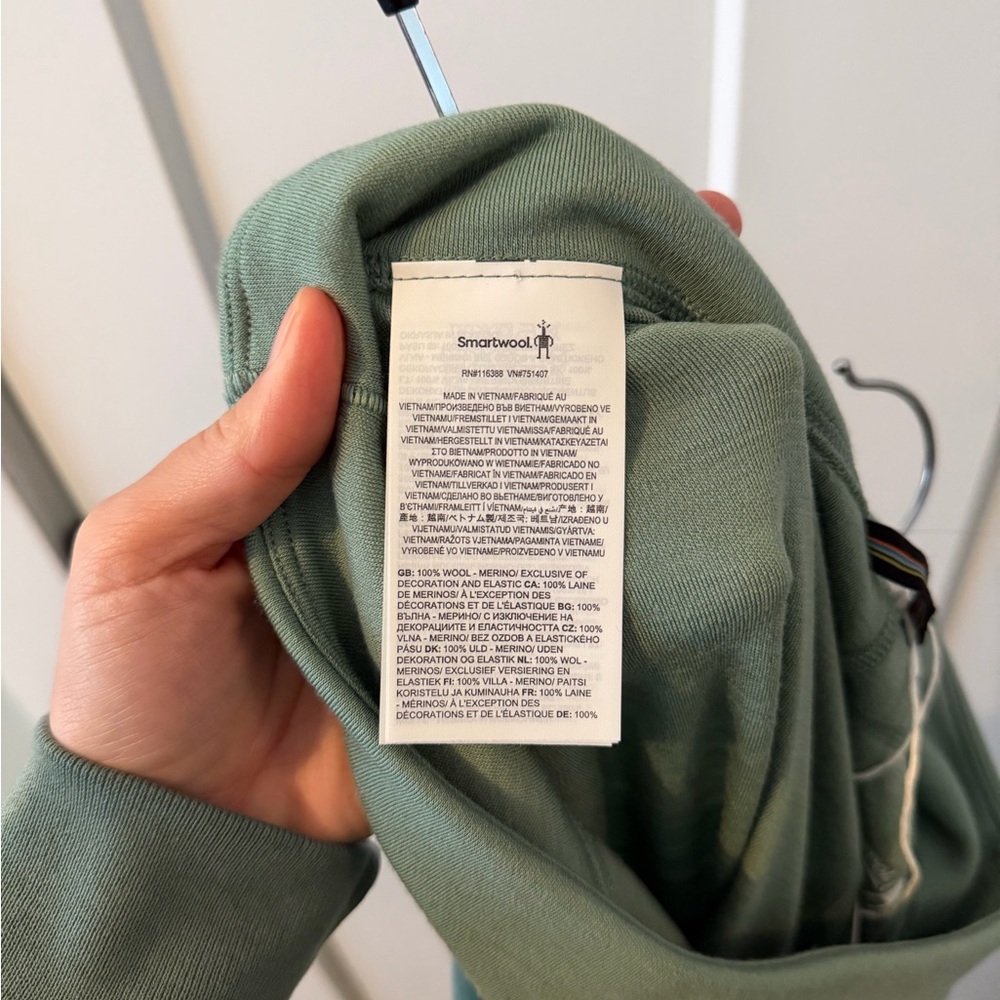 NWT Smartwool Thermal Merino Classic Baselayer Bottom (Jade Heather | Mint | S) - Picture 4 of 7